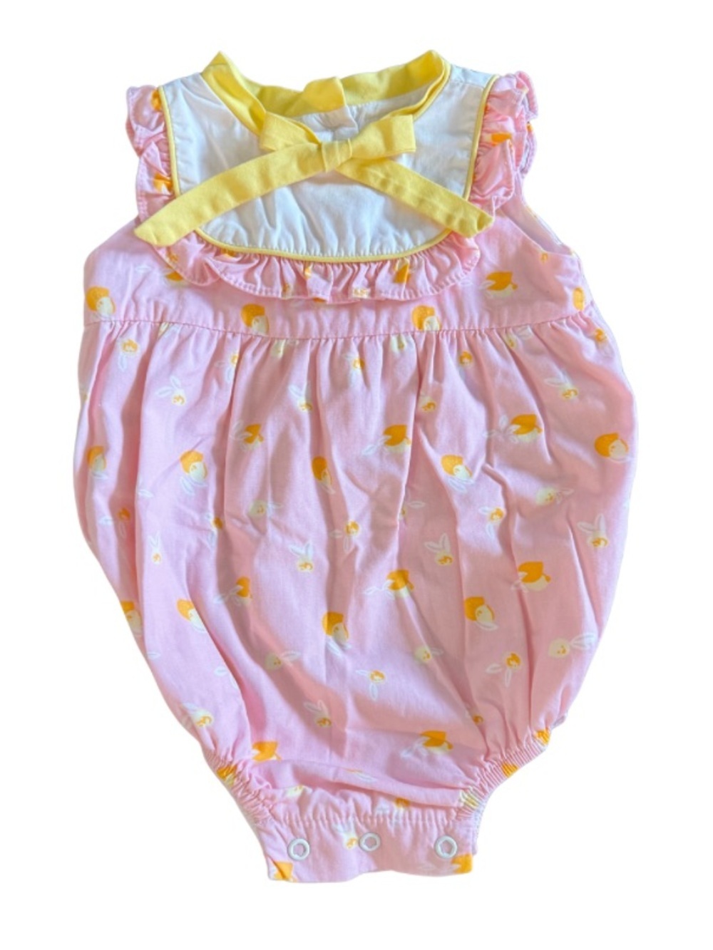 🍋💗 Dondolo Size 6 Months Pink Lemon Bubble Romper 💗🍋